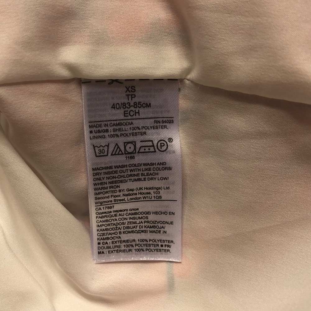Banana Republic Dress Size XS FLoral - Picture 4 of 4